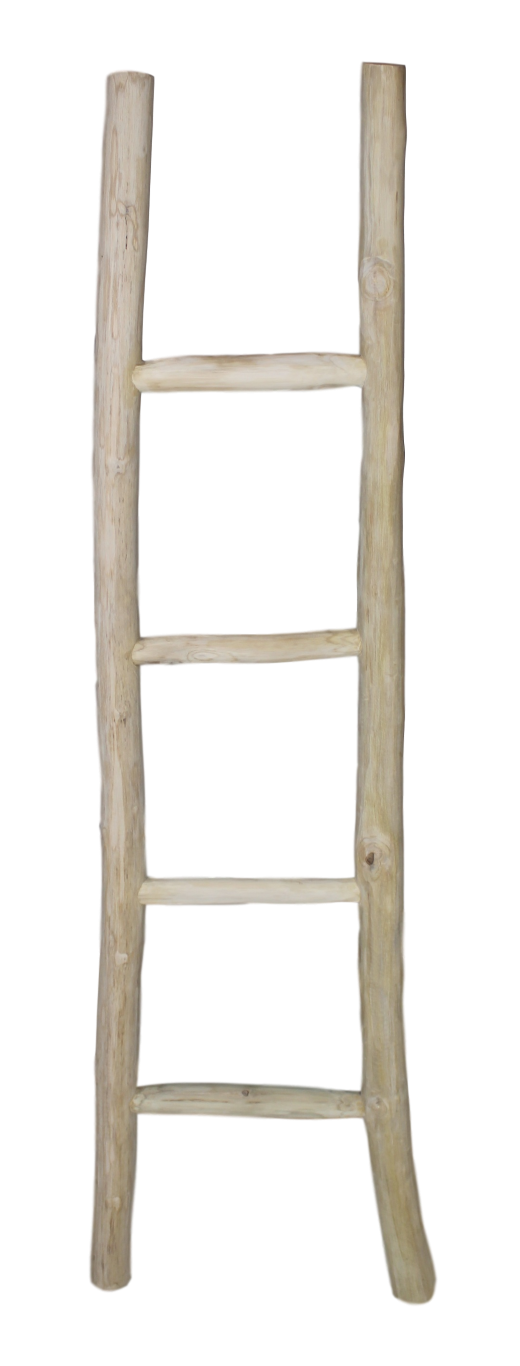Decoratieve ladder - teak - 