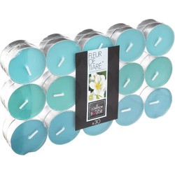 Atmosphera Geurkaars waxine/theelichtjes - 30x - bloem - 3,5 uur - geurkaarsen