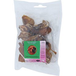Natuurlijke Snack varkensoorstukken 200g in zak