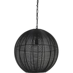 Light&living Hanglamp Ø50x54 cm AMARAH mat zwart