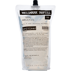 Wellmark 70% alcohol handzeep navulling Bamboe - 1000ml