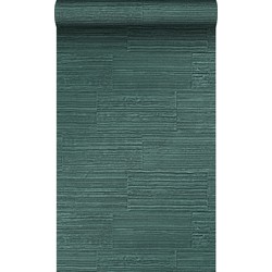 Origin Wallcoverings behang natuursteen motief smaragd groen - 53 cm x 10,05 m - 347578