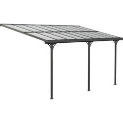 Westmann Aluminium Terrasoverkapping Bruce SI06108 - 300x556x270 cm - Zwart