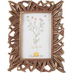 Clayre & Eef Fotolijst Goudkleurig Polyresin