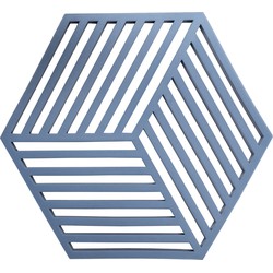 Krumble Pannenonderzetter Hexagon - Blauw