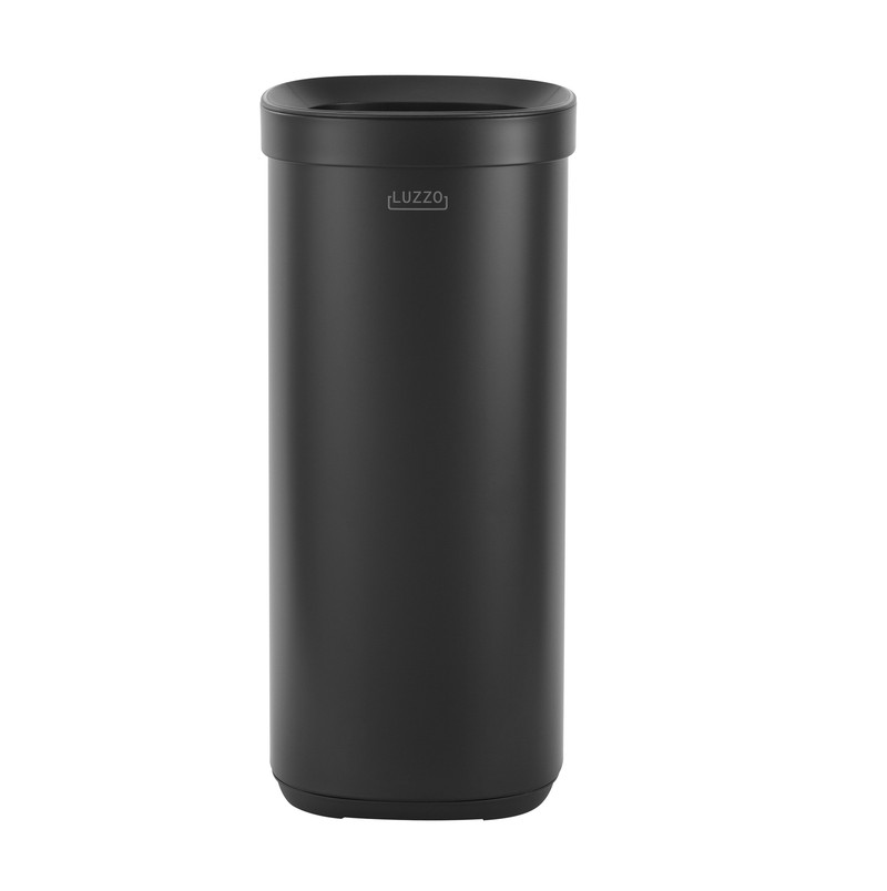 Luzzo® Open Square Prullenbak 50 liter - afvalbak-vuilnisbak -Zwart - 