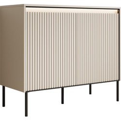Meubella - Dressoir Timoteo - Beige - 98 cm