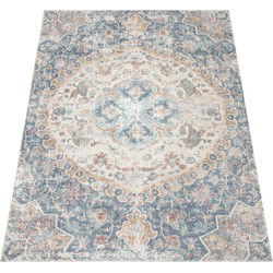 Binnen & Buitenkleed Torana - Vintage Design - Blauw - 200x280 cm