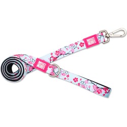 Short leash hondenriem, cherry bloom/xs - Hortus