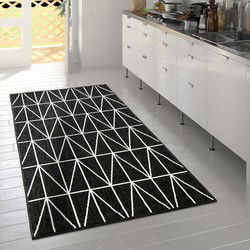 Binnen & Buitenkleed - Vloerkleed Bruliza - Geo - Zwart - 120x170 cm