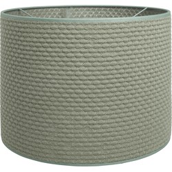 Baby's Only Gebreide lampenkap babykamer - Hanglamp Sky - Urban Green - Ø30 cm - Inclusief pendel - E27 fitting - 60 watt