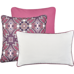 Beliani MIRAGE - Buitenkussen-Multicolor-Polyester
