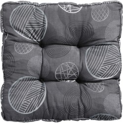 Madison Florance Zitkussen - Circle Grey - 47x47 - Grijs