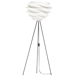 Carmina Medium vloerlamp white - met vloer tripod zwart - Ø 48 cm