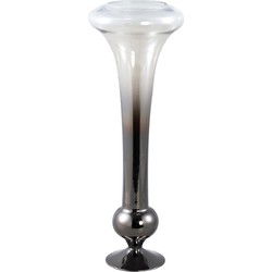 PTMD Vaas Keighla - 21x21x61 cm - Glas - Antraciet