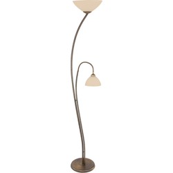 Steinhauer vloerlamp Capri - brons - metaal - 6838BR