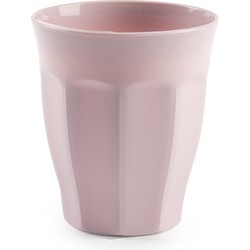 Plasticforte drinkglas - kunststof - roze - 250 ml - drinkglazen - Drinkglazen
