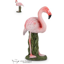 Villa Pottery  Roze Flamingo staand - small - 36x20x53