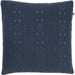 Dutch Decor BABET - Kussenhoes donkerblauw 45x45 cm - Dutch Decor