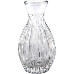 Clayre & Eef Vaas  Ø 6x11 cm Glas Glazen Vaas