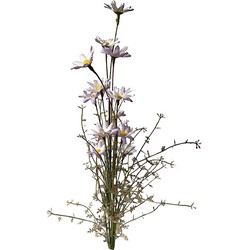 Madelief Strauß 60cm lila künstliche Blume Seide gefälschte Blume - Buitengewoon de Boet
