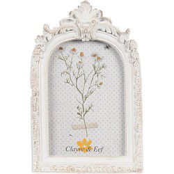 Clayre & Eef Fotolijst Wit Polyresin