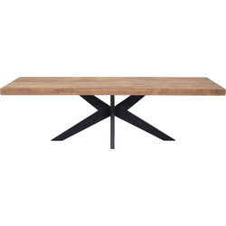 DTP Home Dining table Newton rectangular,77x260x100 cm, recycled teakwood