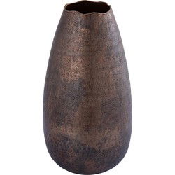 PTMD Semin Bloempot - 21x21x38 cm - Aluminium - Koper