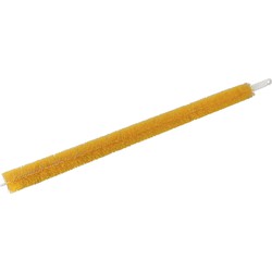 Brumag Radiatorborstel - flexibel - extra lang - 92 cm - kunststof - geel - schoonmaakborstel - plumeaus