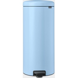 NewIcon Pedaalemmer, 30 liter, kunststof binnenemmer - Dreamy Blue