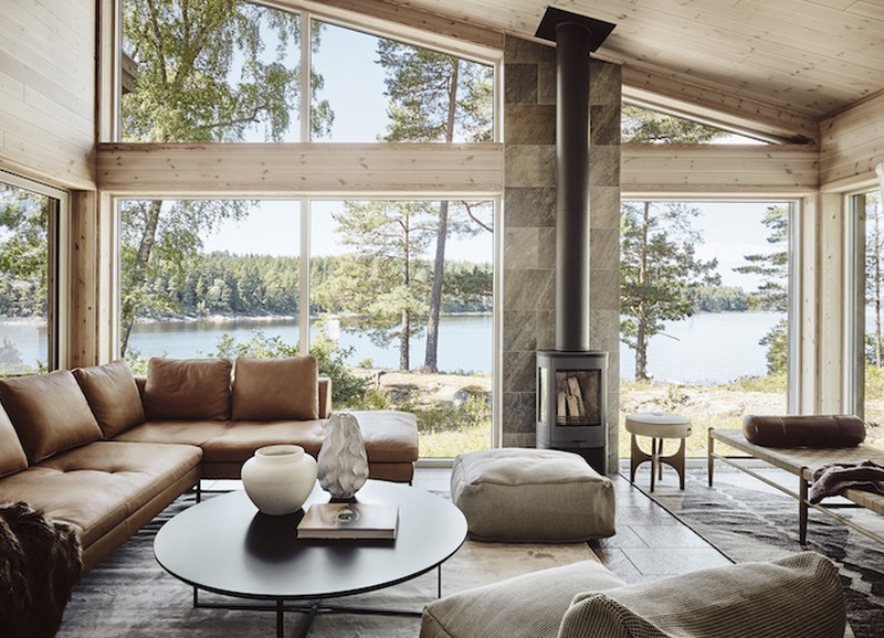 Interior crush: Zweeds huisje bij het meer