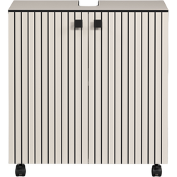 Onderkast met wielen, 2 deuren L60 cm - PUREBLISS