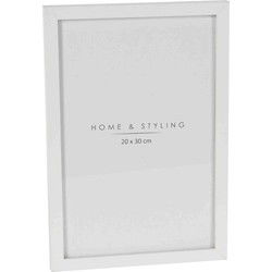 Home & Styling Fotolijst - kunststof - wit - voor foto 20 x 30 cm - Fotolijsten