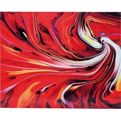 Kare Wandfoto Chaos Fire 150x120cm