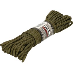 Outdoor touw/koord - 5 mm - 15 meter lang - groen - Touw
