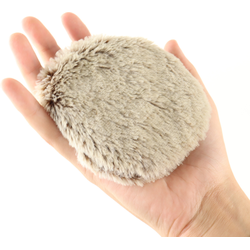 MARBEAUX Handwarmers - Magnetron - Herbruikbaar - Pittenzak - Bruin - Faux - Fur