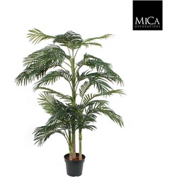 Mica Decorations Areca Palm Kunstplant - H170 x Ø115 cm - Pot - Groen