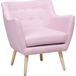 Beliani DRAMMEN - Fauteuil-Roze-Polyester