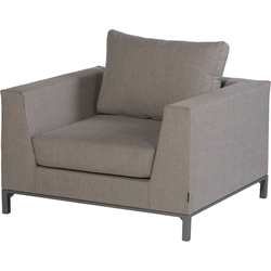 Exotan Sicilië Loungetoel Tuin - Aluminium - Taupe - 100x88x60