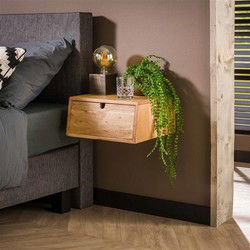 Hoyz - Nachtkastje 1L hover / Massief acacia naturel