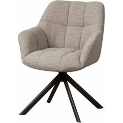 Tower living Alba swivel armchair 180? - Alpine steel 149