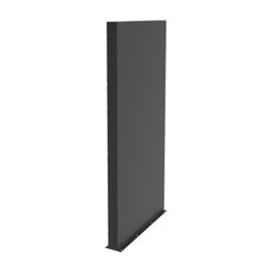 Adezz Wand van aluminium 150 x 15 x 200 cm