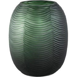 PTMD Vaas Elichi - 20x20x25 cm - Glas - Groen