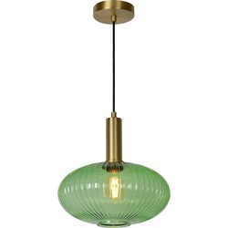 Moema grote groene hanglamp diameter 30 cm 1xE27 groen