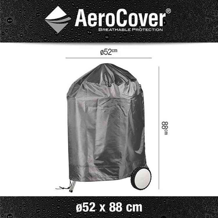 Platinum AeroCover barbecuehoes Ø 47cm antraciet - 