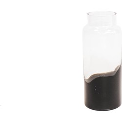 Housevitamin Vase Dipdye - Black - 12,5x30cm