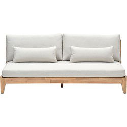 Kailua 2-zits bank acacia white wash/sahara sand