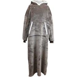 Unique Living - Hoodie Oversized Taupe -75x150cm