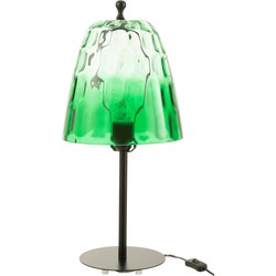 J-line - Tafellamp Oceane Glas Groen - 58x28x28cm