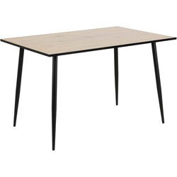 Eettafel Rechthoek Wit - 120x80x75cm - Willy